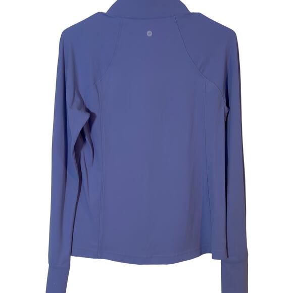 Avia Women's Small SoftSculpt Zip-Up Active Jacket Periwinkle Blue - Picture 3 of 6